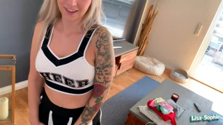 Lisa-Sophie Big Ass Cheerleader Girlie Banged Away Before Practice !