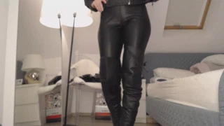 FetishhGoddess Leather fetish. full body in leather