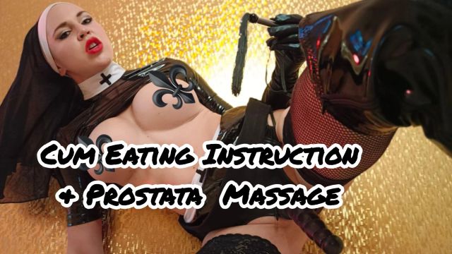 Cum Eating Instruction & Prostata Massage