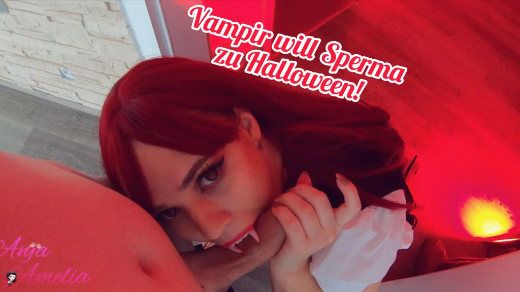 Vampir will Sperma zu Halloween!