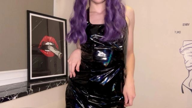 Sexy Latex Kleid und mein Hot Body für dich :*