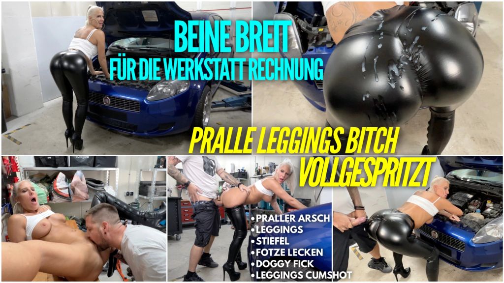Pralle Leggings Bitch | Beine breit für die Kfz Werkstatt