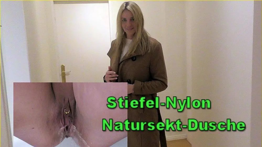 Stiefel - Nylons - Natursekt - Dusche