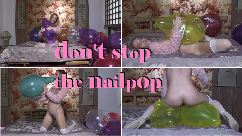 10850066 1024 - don't stop the nailpop - Schlafzimmer, Reiten, nylons, nailpop, Luftballons, kaputt machen, High Heels, fingern, Fingern, Fetisch, blond, Ballons