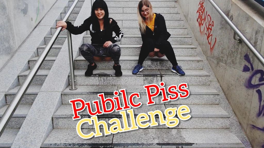 Public Piss Challenge Wer Pisst mehr ???