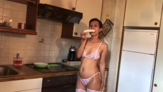 Evita81 Fucking in the kitchen while cooking