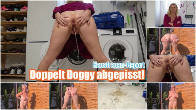 Doppelt Doggy abgepisst I Hausfrauen-Report
