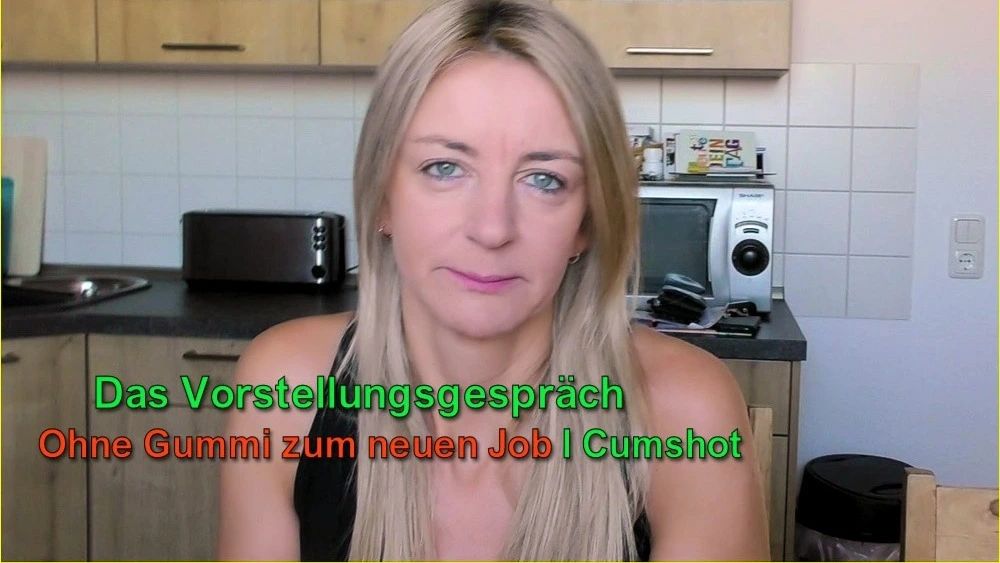 Das Vorstellungsgespräch-Ohne Gummi zum neuen Job I Cumshot
