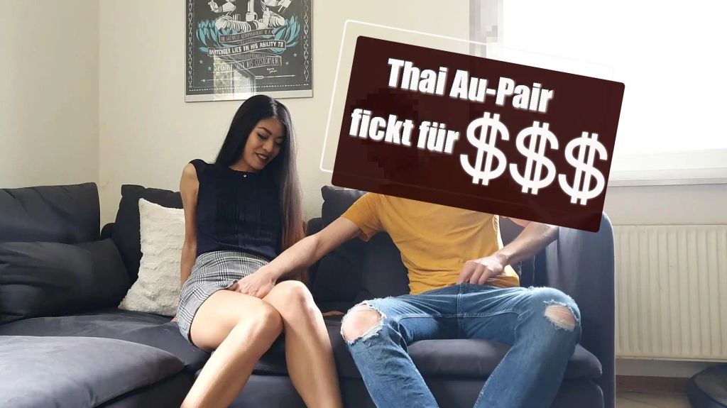 Thai Au-Pair fickt für Taschengeld