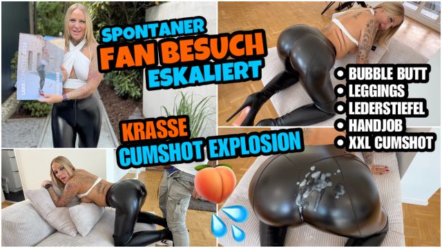 SPONTANER FAN BESUCH ESKALIERT | Krasse Cumshot Explosion