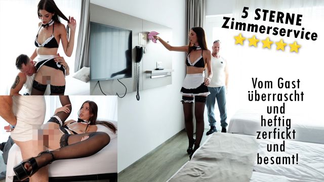 5 STERNE ZIMMERSERVICE! Vom Gast total zerfickt und besamt!