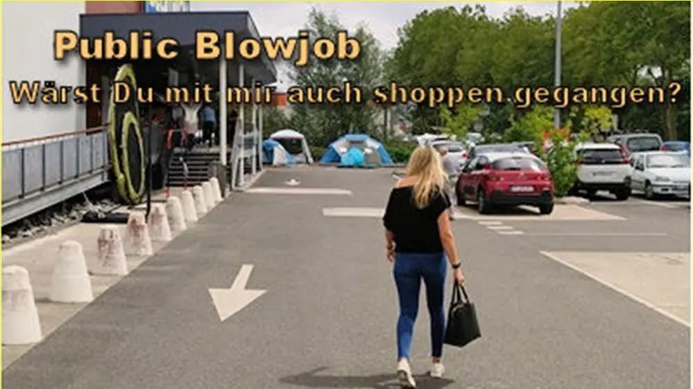 Public Blowjob - Wärst Du mit mir auch shoppen gegangen?