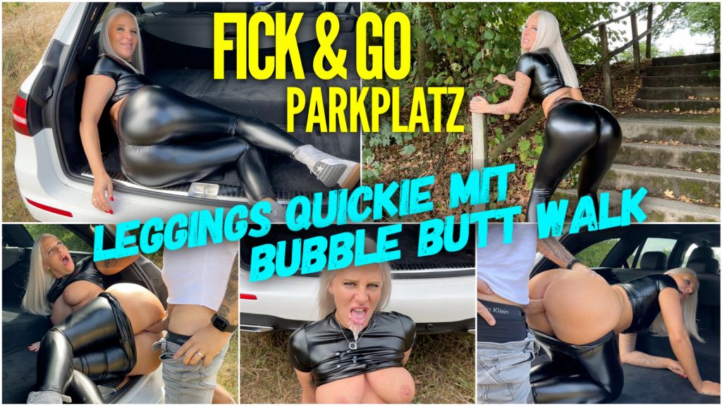 FICK&GO Parkplatz | Leggings Quickie mit Bubble Butt Walk