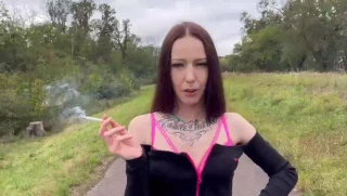 trixie-tainted Outdoor Smoking