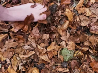 Lady-Nemesis Barefoot on leaves (without background music)