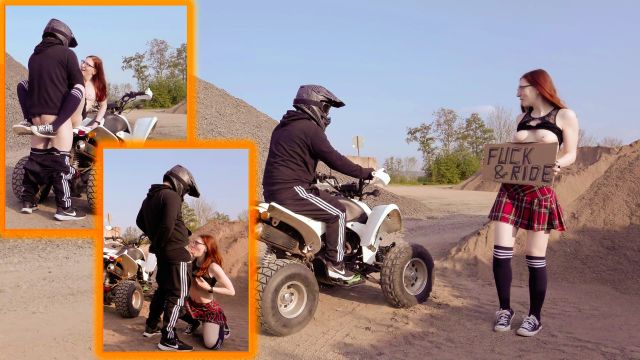 Perverser Boxenstopp!!! Ein Quicky auf dem Quad!