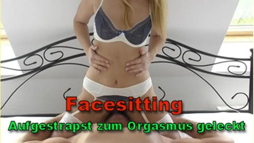 Facesitting - Aufgestrapst zum Orgasmus geleckt thumbnail