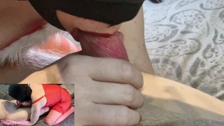 Saugperle66 ♛ Xmas - First deepthroating then ProneBone fucked (with sound)