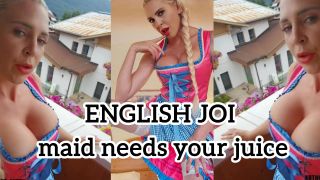 ENGLISH JOI: The maid needs your juice