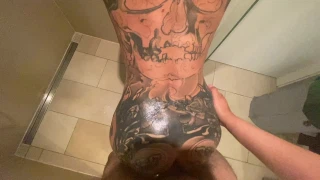 RiaRed Outrageous! Stranger Fucks Me in Public Shower