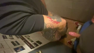 RiaRed Fucking in the Club Toilet!