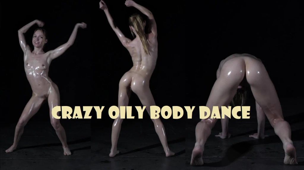 13051489 1024 - Crazy Oily Body Dance (kein Ton) - wild, twerk, ton, tanzen, skinny, schlank, oily, körper, Knackarsch, Kleine Titten, kein, Frau, eingeölt, Dünn, dance, crazy, Body, ass shaking