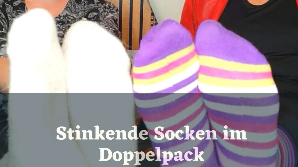 stinkende Socken im Doppelpack