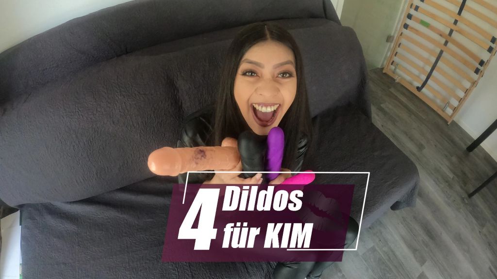 4 Dildos für Kim