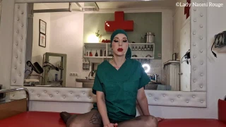 Lady-Naomi-Rouge Operating theatre nurse lures voyeur into her trap