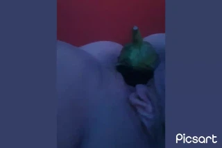 Curvy-Lucy Eggplant fuck