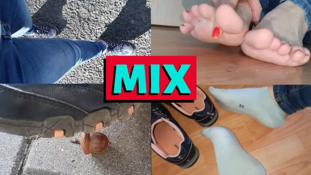 Sneakers, Socks, barefeet, Outdoor, Mix (Socken, barfuß)