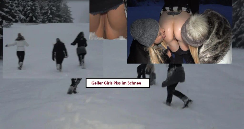 6952995 1024 - Girls just wanna piss in the snow - Winter, Schön, Schnee, Pissen, piss, piss, pippi, Natursekt, Liebe, Heiß, girls, Girls, fun