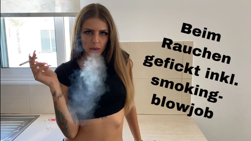 Beim Rauchen gefickt inkl. smoking-blowjob