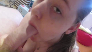SexyBBe Blowjob with Cum in mouth