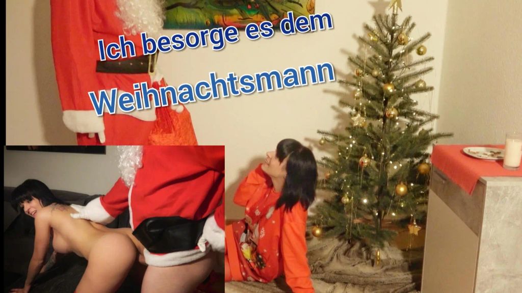 Endlich treffe ich den Weihnachtsmann und lass mich Ficken